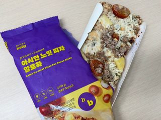 브라잇벨리 비건피자 [노밋피자알로하 & 노밋피자포테이토] 2가지맛 — 5점을 준 리뷰어가 2022년 7월 올린 사용 사진