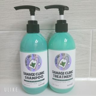 썸헤어 / SUMHAIR 썸헤어 데미지 클리닉 샴푸+트리트먼트 네롤리&민트티 — 5점을 준 리뷰어가 2021년 5월 올린 사용 사진