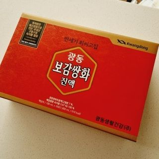 광동생활건강 [광동]진하고 깊은 풍미, 광동 보감쌍화진액 100mL * 18포 — 5점을 준 리뷰어가 2024년 8월 올린 사용 사진