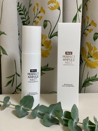 리생 [Re생] 퍼팩트 앰플 이중 기능성 미스트 100ml  피부미백 주름개선 = 총 2개 200ml 증정 — 4.5점을 준 리뷰어가 2021년 9월 올린 사용 사진
