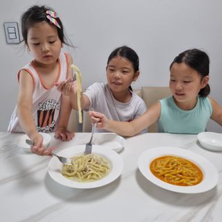 [푸딩팩토리] 로제누들떡볶이 500g / 까르보나라크림누들떡볶이 500g — 4점을 준 리뷰어가 2022년 8월 올린 사용 사진