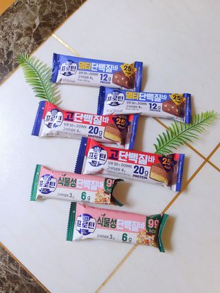 이지프로틴바 3종x각 2ea (고단백질바, 멀티단백질바, 식물성단백질바) — 4점을 준 리뷰어가 2024년 3월 올린 사용 사진
