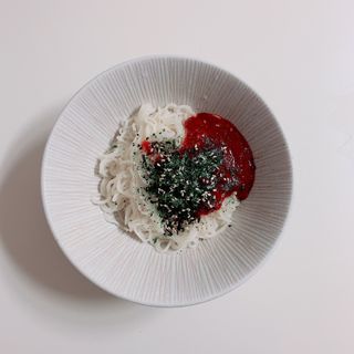 [한면원] 비빔국수 2인분 — 5점을 준 리뷰어가 2022년 7월 올린 사용 사진