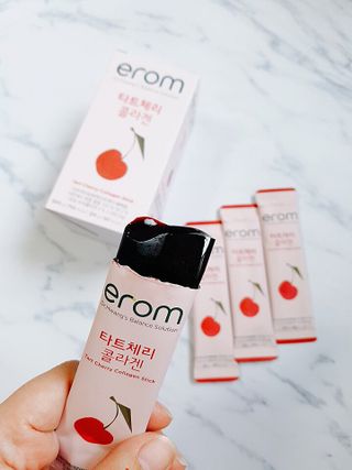 이롬 erom 타트체리 콜라겐 — 4점을 준 리뷰어가 2021년 3월 올린 사용 사진
