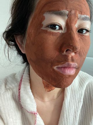약손명가코스메틱 심결 깨어나는 맑음 팩 — 4.5점을 준 리뷰어가 2021년 2월 올린 사용 사진