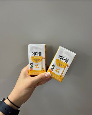 메디웰 페디아드링크 미니 바나나맛 — 4.5점을 준 리뷰어가 2022년 8월 올린 사용 사진