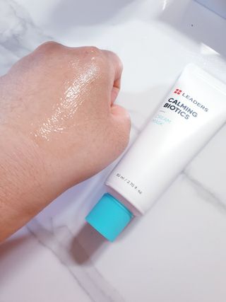 리더스코스메틱 리더스 카밍 바이오틱스 크림 마스크 — 5점을 준 리뷰어가 2021년 8월 올린 사용 사진