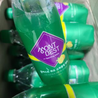 몽베스트 Montbest with Sparkling water Lemon OR Lime 20병(랜덤) — 5점을 준 리뷰어가 2021년 10월 올린 사용 사진
