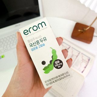 이롬 erom 황성주박사의 국산콩 두유 검은콩 고칼슘 — 5점을 준 리뷰어가 2020년 12월 올린 사용 사진