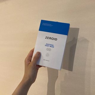 제로이드 수딩 시트 마스크 — 5점을 준 리뷰어가 2022년 4월 올린 사용 사진