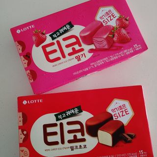 롯데제과 티코밀크초코 — 5점을 준 리뷰어가 2021년 9월 올린 사용 사진