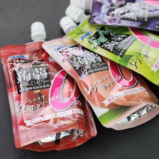 ORIHIRO 오리히로 곤약젤리 제로칼로리 130g 4종 4팩(맛별로 1팩씩) — 5점을 준 리뷰어가 2023년 1월 올린 사용 사진