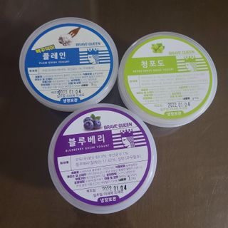 [브레이브퀸] 수제 그릭 요거트 3종세트 플레인 블루베리 청포도 — 5점을 준 리뷰어가 2022년 1월 올린 사용 사진
