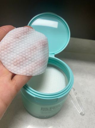 닥터에프파이브 데일리 리프레쉬 필링 토닝 패드 60매 — 5점을 준 리뷰어가 2022년 5월 올린 사용 사진