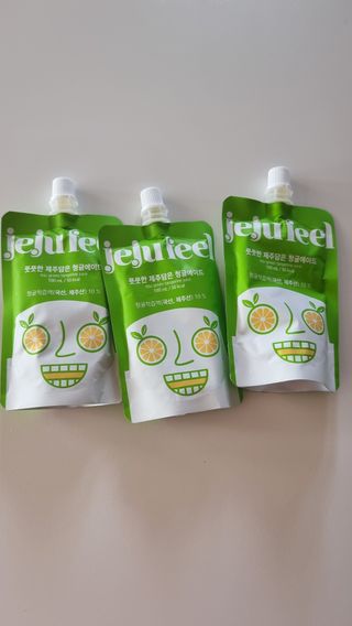 JEJUFEEL 풋풋한 제주담은 청귤에이드 — 5점을 준 리뷰어가 2022년 9월 올린 사용 사진