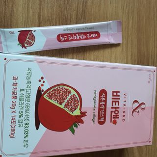 비타앤 석류콜라겐스틱 — 5점을 준 리뷰어가 2021년 5월 올린 사용 사진