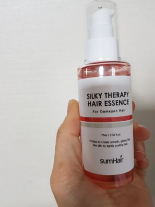 썸헤어 / SUMHAIR 썸헤어 실키 테라피 헤어 에센스 — 4점을 준 리뷰어가 2021년 5월 올린 사용 사진
