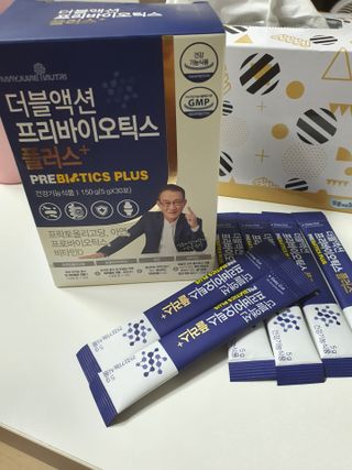 메이준뉴트리 더블액션 프리바이오틱스 플러스+ — 5점을 준 리뷰어가 2021년 7월 올린 사용 사진