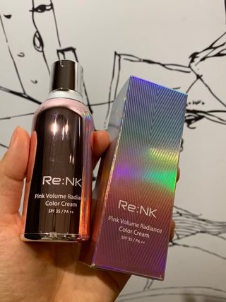 Re:NK 리엔케이 핑크 볼륨 래디언스 컬러크림 — 5점을 준 리뷰어가 2021년 8월 올린 사용 사진