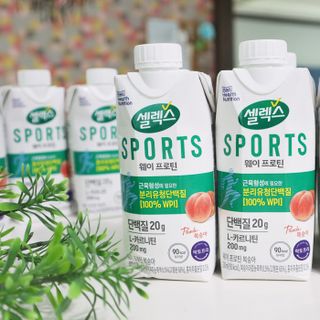 셀렉스스포츠 셀렉스 스포츠 웨이 프로틴 복숭아_ 330ml x 12팩 — 5점을 준 리뷰어가 2021년 4월 올린 사용 사진