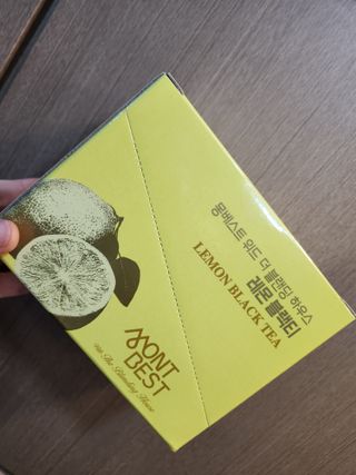 몽베스트 위드더 블랜딩 하우스 _레몬 블랙티 — 5점을 준 리뷰어가 2023년 1월 올린 사용 사진