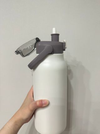 모즈스웨덴 MOZ 스웨덴 316 스텐 대용량 원터치 손잡이 보냉보온병 — 5점을 준 리뷰어가 2023년 8월 올린 사용 사진
