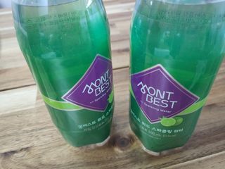몽베스트 Montbest with Sparkling water Lime20병 — 5점을 준 리뷰어가 2021년 10월 올린 사용 사진
