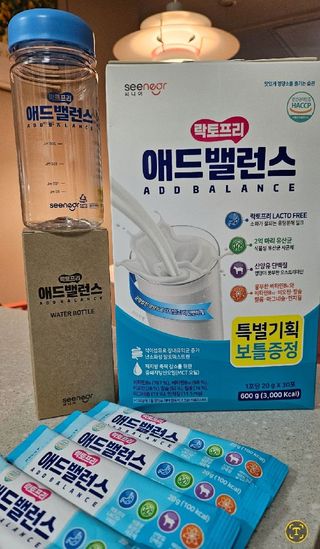 씨니어(seenear) 씨니어 락토프리 애드밸런스 600g 산양유 영양식 산양유단백질 포뮬러 식사대용 — 5점을 준 리뷰어가 2024년 12월 올린 사용 사진