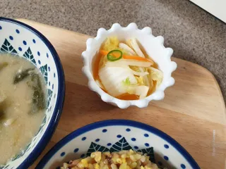 셰프애찬 단호박 백김치 1kg — 5점을 준 리뷰어가 2022년 10월 올린 사용 사진