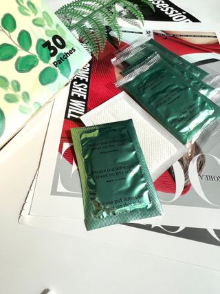 [레제르] 아로마 수액패치 발패치 30매입 -라벤더향/유칼립투스향/대나무향 — 5점을 준 리뷰어가 2022년 3월 올린 사용 사진