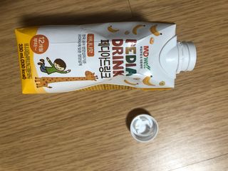 메디웰 페디아드링크 미니 바나나맛 — 5점을 준 리뷰어가 2021년 7월 올린 사용 사진