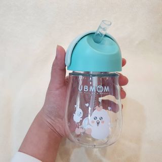 유비맘 트라이탄 코니빨대컵_컬러 랜덤 발송 — 5점을 준 리뷰어가 2021년 1월 올린 사용 사진