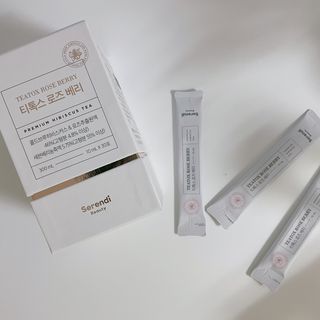 세렌디뷰티_이너뷰티 티톡스 로즈 베리 — 5점을 준 리뷰어가 2021년 3월 올린 사용 사진