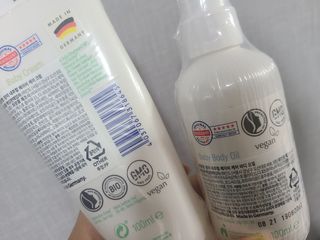 mom e 맘이 내추럴 베이비 케어 크림+바디오일 — 2점을 준 리뷰어가 2021년 1월 올린 사용 사진