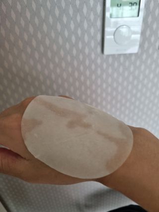 랑벨 랑바이오 블랙 시카 퀵 패드 100매 (3초 쿨링/3분 흡수, 블랙비 프로폴리스/시카 4종 함유, 대용량) — 5점을 준 리뷰어가 2022년 7월 올린 사용 사진
