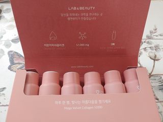 랩앤뷰티 메가 벨벳 콜라겐 12000 — 5점을 준 리뷰어가 2021년 5월 올린 사용 사진