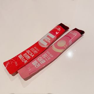 인디닥터 면역 생생 핑크 이뮨 젤리 + 타이탄 BCAA 프로틴 젤리스틱 — 4점을 준 리뷰어가 2022년 4월 올린 사용 사진