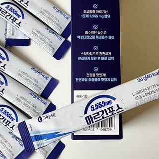 자연에온 아르긴포스 L-아르기닌 5555mg 스틱 15개입 1박스 — 4점을 준 리뷰어가 2022년 1월 올린 사용 사진
