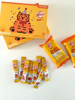 광동생활건강 [광동] 비타 500 데일리 스틱 VB, VC를 함유한 멀티비타민 30포+30포 — 5점을 준 리뷰어가 2022년 7월 올린 사용 사진