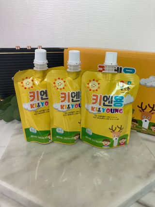 [몸엔용] 어린이, 초등학생의 영양간식 달콤 국산녹용 키엔용  80ml x 10포 — 5점을 준 리뷰어가 2021년 7월 올린 사용 사진