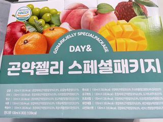 참앤들황토농원 10가지 맛, 입맛대로 스페셜하게~ 가볍게 한 포 땡! 곤약젤리 스페셜 패키지 130ml x 30포 — 4점을 준 리뷰어가 2022년 12월 올린 사용 사진