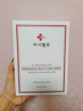닥터마시멜로 마블러스 멀티 클리닉 마스크 — 5점을 준 리뷰어가 2021년 4월 올린 사용 사진