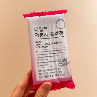 서울약사신협_데일리저분자콜라겐_2.5g x 100포 — 5점을 준 리뷰어가 2021년 5월 올린 사용 사진