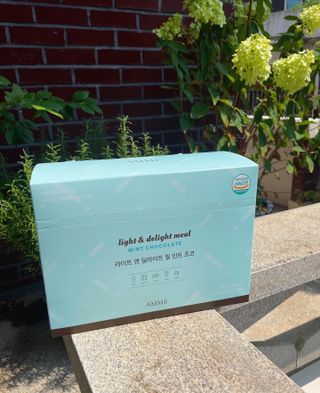 아므_이너뷰티 라이트 앤 딜라이트 밀 민트 초코 — 5점을 준 리뷰어가 2021년 8월 올린 사용 사진