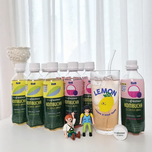 더그레잇티 콤부차 300ml *12개입 (오리지널 6개+베리리치 6개) 리뷰 사진