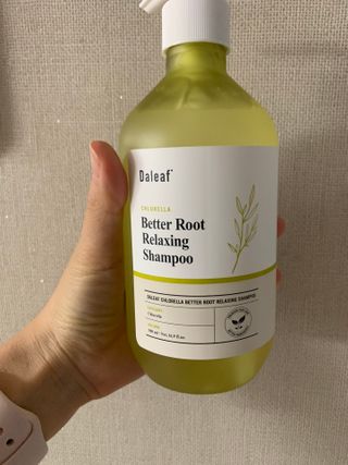 달리프 클로렐라 베러 루트 릴렉싱 샴푸 500ml — 5점을 준 리뷰어가 2021년 2월 올린 사용 사진