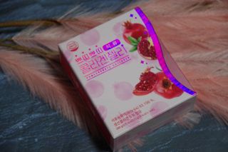 헬스업_쁘띠쁘띠석류콜라겐젤리_20g x 14포 — 3점을 준 리뷰어가 2021년 1월 올린 사용 사진