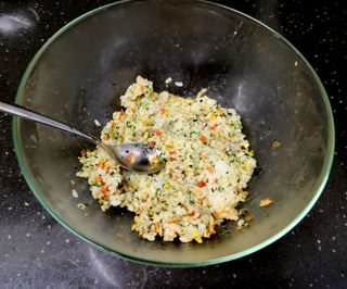 해풀잎 누구나 김밥*1ea [(혼합야채 35g *1ea,  김밥김 (5g, 5ea),  양념간장 (6g, 5ea), 참기름(5g, 2ea)] — 5점을 준 리뷰어가 2022년 7월 올린 사용 사진