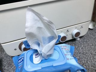 햅스 세균없는 주방 대형 2팩, HAPS sanitizer wipe — 5점을 준 리뷰어가 2022년 2월 올린 사용 사진