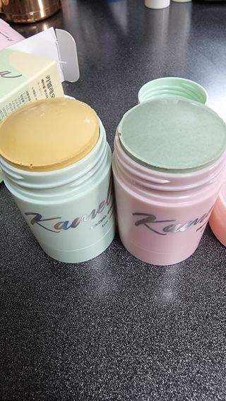 건강누리인터내셔날 카멜레오나 마스크 스틱팩 미네랄부스터 [2종 SET] 샤이닝라이즈(피부톤UP)/톡스릴리프(피부진정) — 4점을 준 리뷰어가 2022년 7월 올린 사용 사진